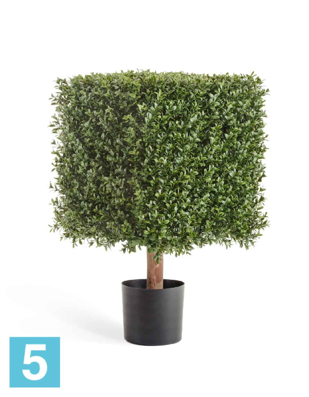 Самшит квадрат искусственный TREEZ Collection уличный на каркасе 72h
