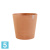 Большое кашпо на колёсиках Ecopots Amsterdam, терракотовое 80-d, 72-h