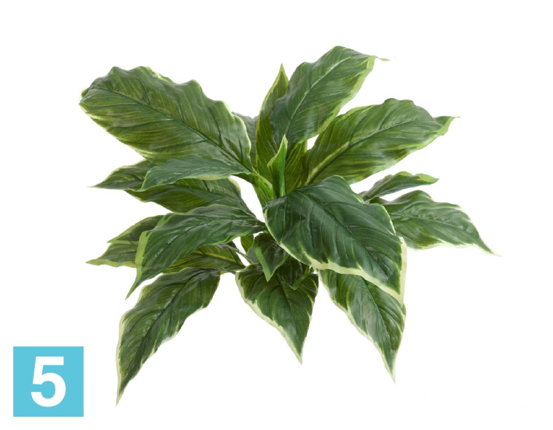 Хоста Соу искусственная Свит зелёная с белой каймой (Sensitive Botanic) TREEZ Collection