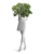Монстера Деликоза куст искусственная TREEZ Collection 60-d, 55-h