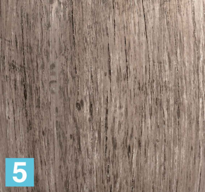 Кашпо TREEZ Effectory Wood Округлый Конус, белёный дуб 40-d, 39-h в #REGION_NAME_DECLINE_PP#