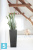Высокое кашпо Ecopots Rotterdam-MH, антрацит 30-l, 30-w, 50-h