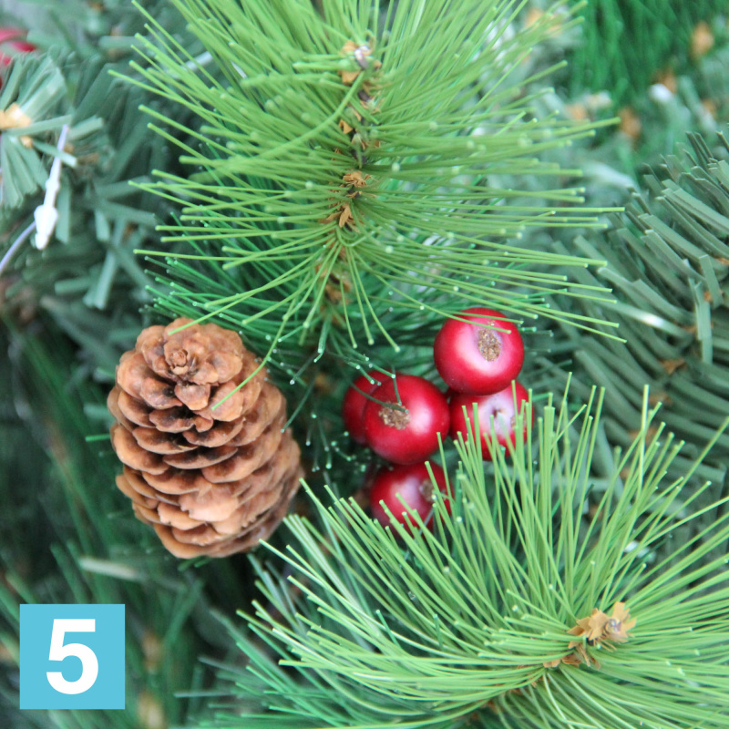 Искусственная елка Royal Christmas с шишками Phoenix, ПВХ + Леска, 150-h
