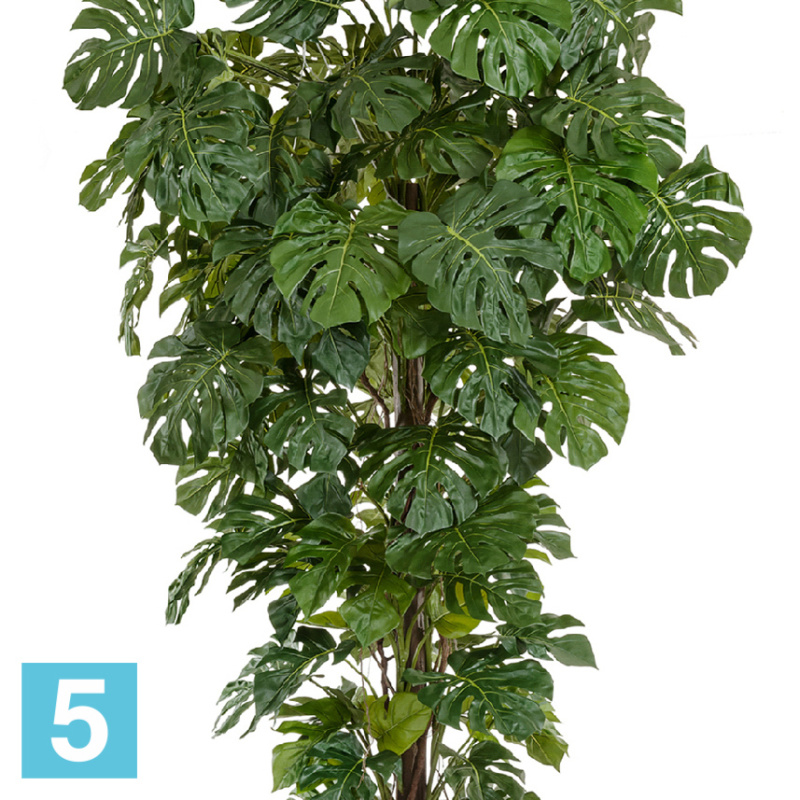 Монстера на стволе Гигантская искусственная TREEZ Collection 290h