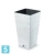 Кашпо Prosperplast FURU Square, белое 24-l, 24-w, 45-h