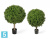 Самшит Шар искусственный TREEZ Collection уличный на коротком стволе 100h, (крона 80-d, 65-h) Самшит Шар искусственный TREEZ Collection уличный на коротком стволе 100h, (крона 80-d, 65-h)