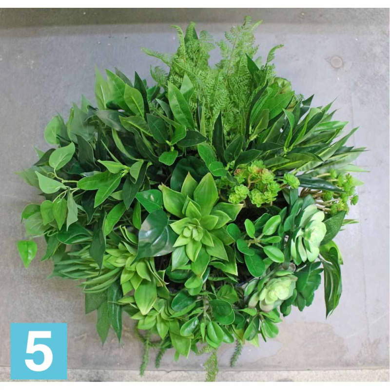 Композ. из суккулент. в кашпо искусственная Alseed, d-33, d-40