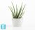 Настольное Кашпо Ecopots Stockholm, светло-серое 16-d, 12-h