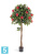 Камелия на штамбе искусственная TREEZ Collection тёмно-розовая 160h