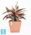 Напольное кашпо Ecopots Rotterdam, терракотовое 50-l, 50-w, 44-h