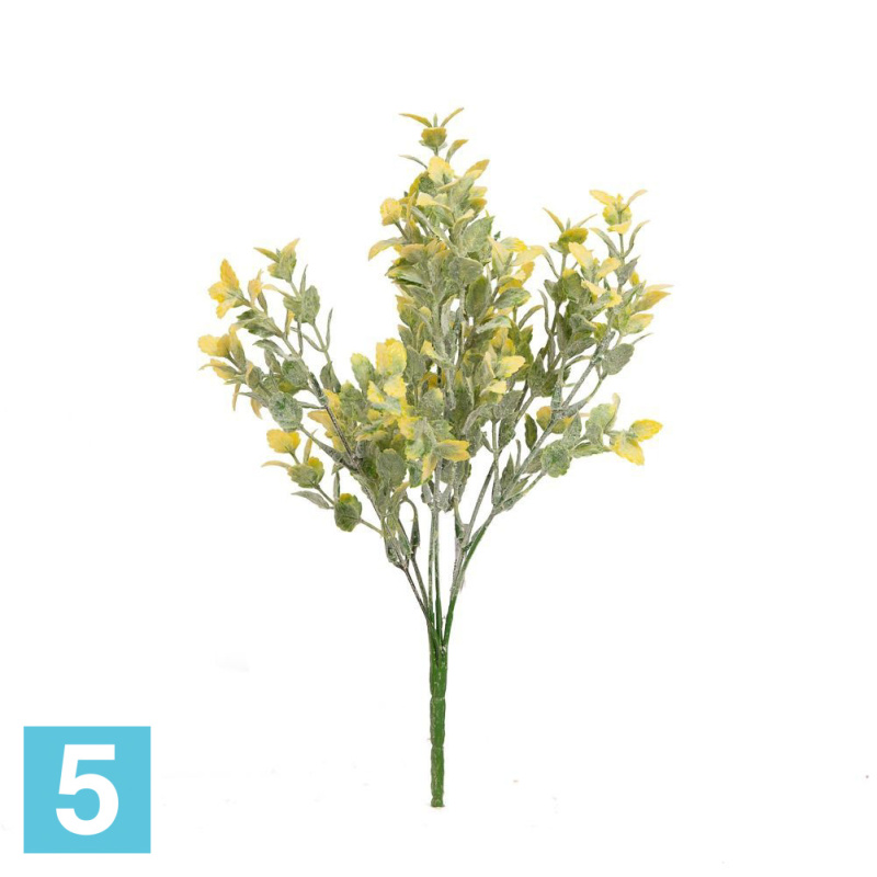 Зелень с патиной*7 искусственная Alseed, жел.
