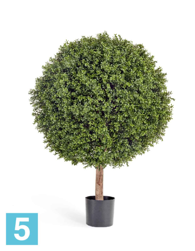 Самшит Шар-Гигант искусственный TREEZ Collection уличный 120h, (крона 90-d, 80-h)