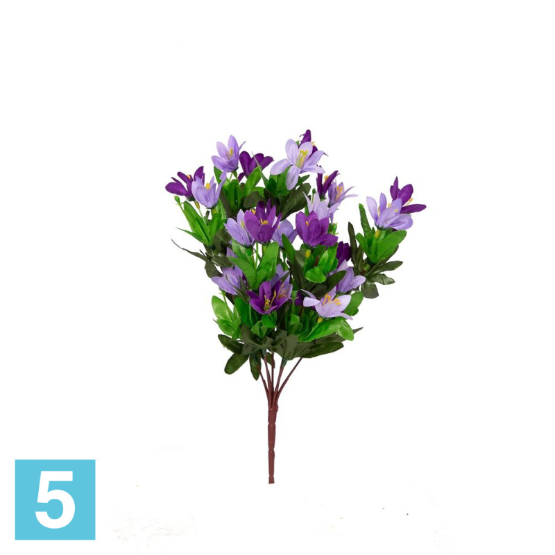 Букет лилии мелкой*7 искусственный Alseed, h-35 см.