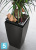 Lechuza Cubico кашпо, белое 22-l, 22-w, 41-h