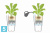 Lechuza Cubico кашпо, белое 40-l, 40-w, 105-h Lechuza Cubico кашпо, белое 40-l, 40-w, 105-h