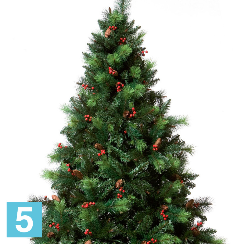 Искусственная елка Royal Christmas с шишками Phoenix, ПВХ + Леска, 150-h