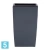 Высокое кашпо Prosperplast COUBI SQUARE HIGH, графит 29-l, 29-w, 53-h
