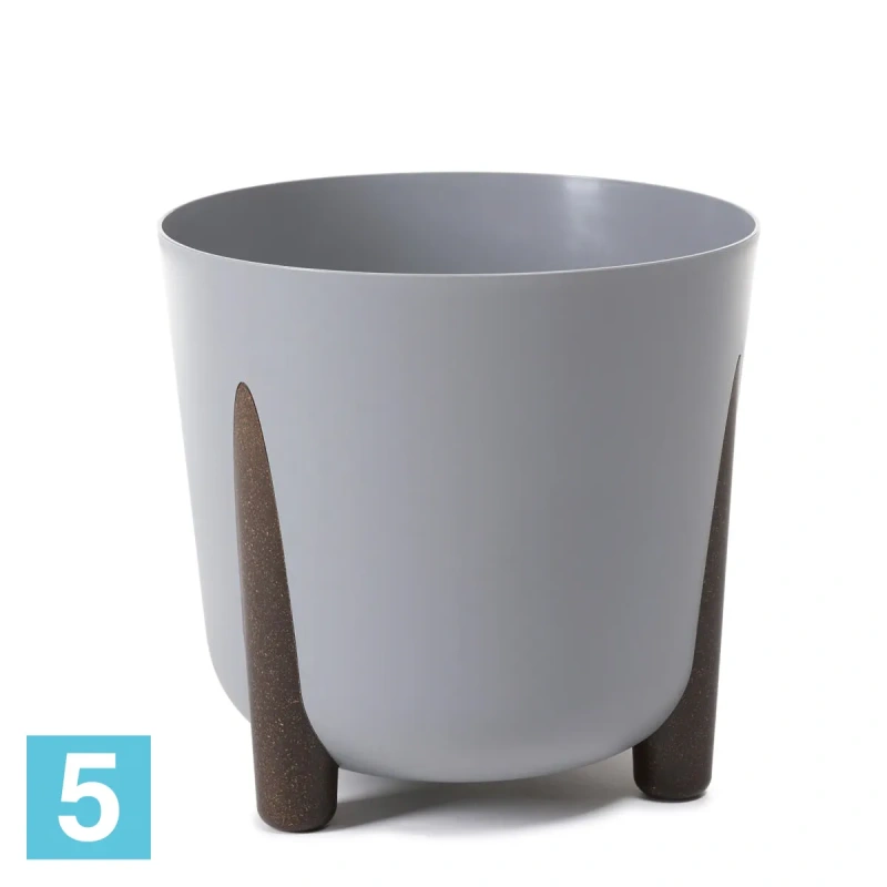 Кашпо Lamela Frida, серое 34-d, 32-h