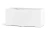 Прямоугольное кашпо TREEZ Effectory Gloss Низкий Узкий, белый глянцевый лак 100-l, 45-w, 45-h