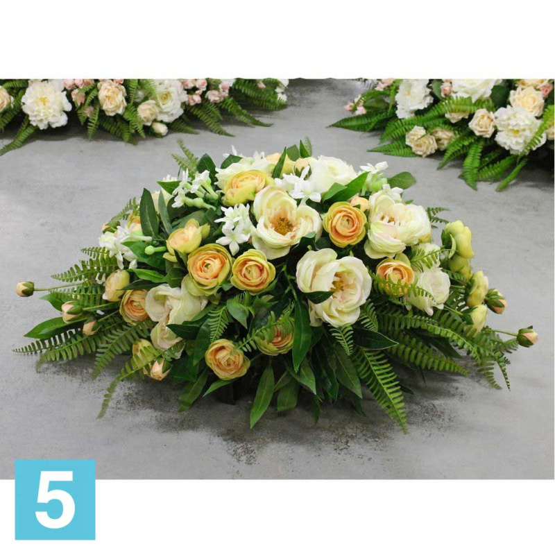 Композиция цветоч. настольная искусственная Alseed, d-65 см., h-26 см.