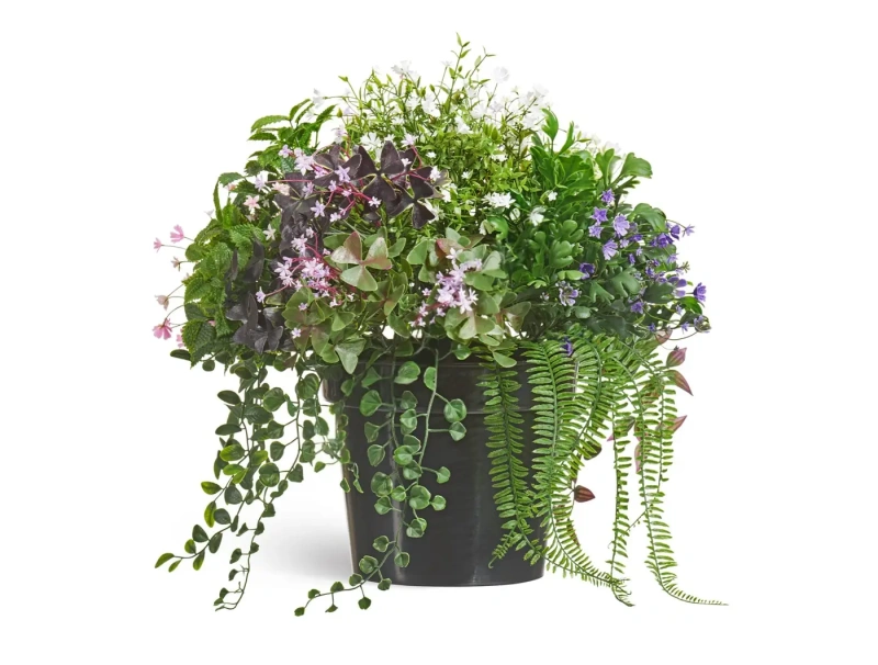 Искусственное цветущее разнотравье куст TREEZ Collection