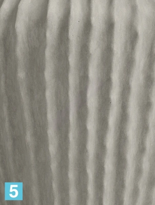 Кашпо TREEZ Effectory Moho Design-конус, белый песок 66-d, 50-h
