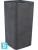 Кашпо Otium linea, антрацит l-38 w-38 h-75 см