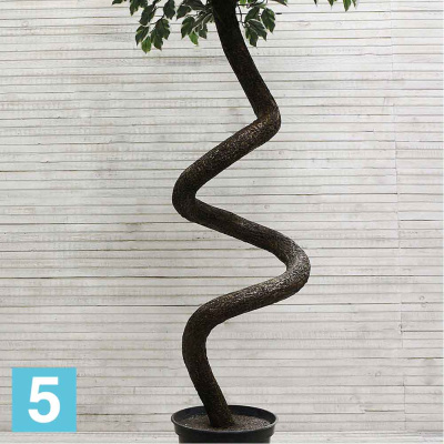 Фикус Бенджамина искусственный Alseed, h-220 см., латекс