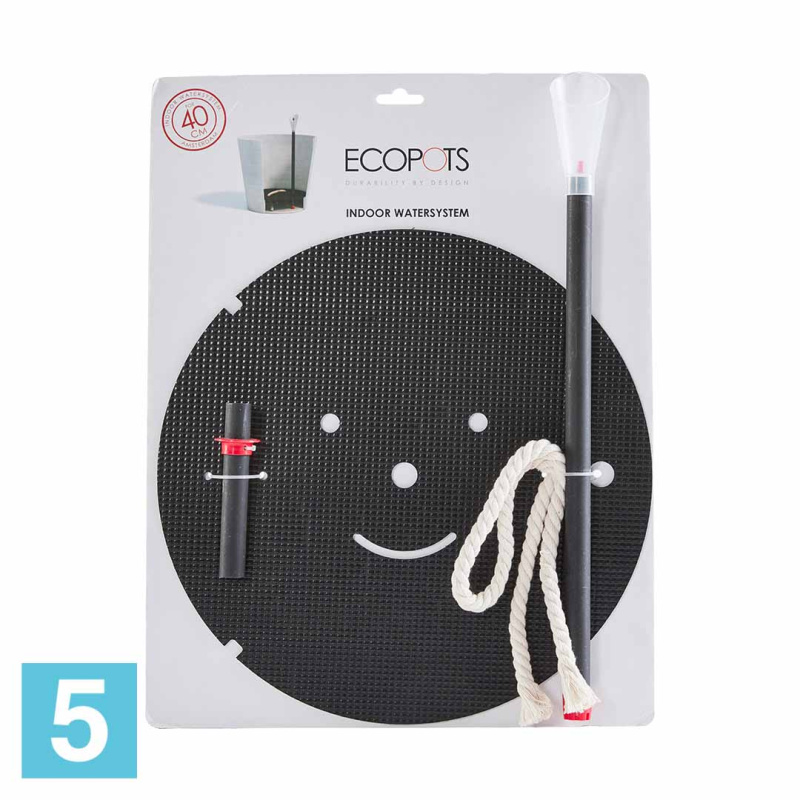 Система автополива Ecopots Amsterdam, черная для 40-d