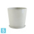 Напольное кашпо Ecopots Amsterdam, светло-серое 40-d, 35-h