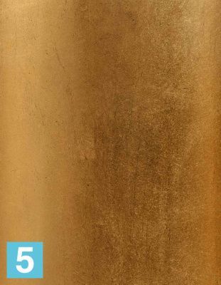 Кашпо TREEZ Effectory Metal, Высокий округлый конус, сусальное золото 39-d, 95-h в #REGION_NAME_DECLINE_PP#