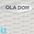 Подвесное кашпо Ola Dom Rattan, белое 34-d, 20,9-h
