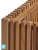 Кашпо TREEZ Effectory Timberline Высокий дивайдер со стенкой, тёмное дерево 86-l, 33-w, 165-h