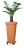 Кашпо Prosperplast Classic Tower flowerpot, коричневое 40-d, 63-h