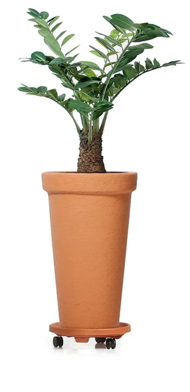 Кашпо Prosperplast Classic Tower flowerpot, коричневое 40-d, 63-h