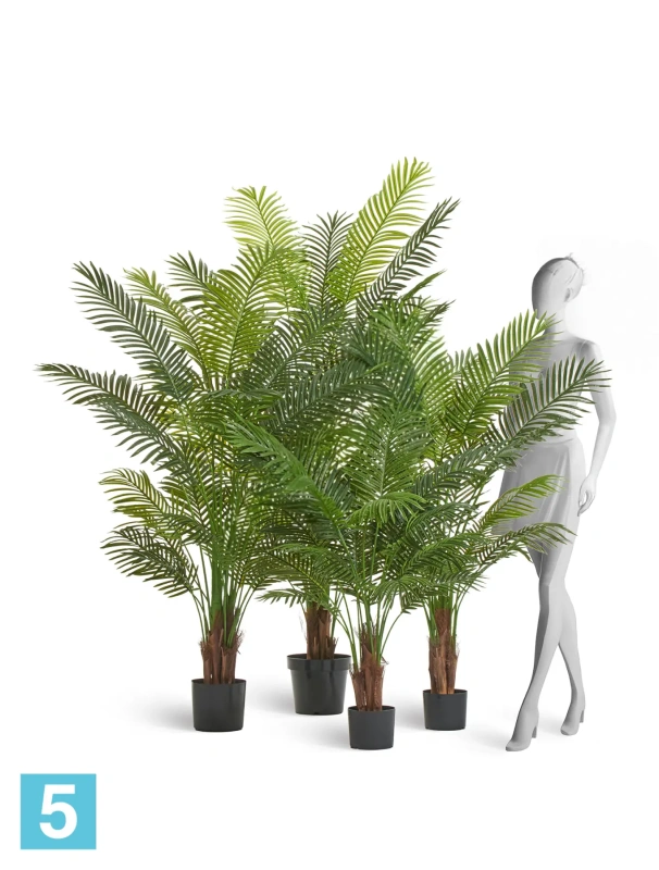 Пальма искусственная TREEZ Collection Арека Хризалидокарпус New 210h