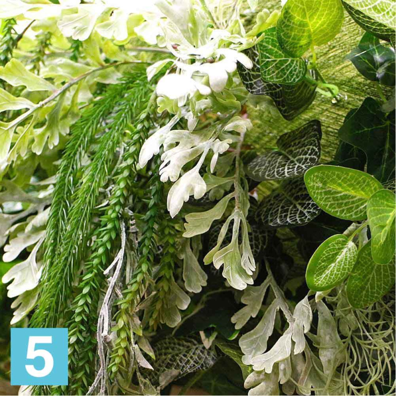 Фитостена искусственная Alseed, Зелень-1на панели
