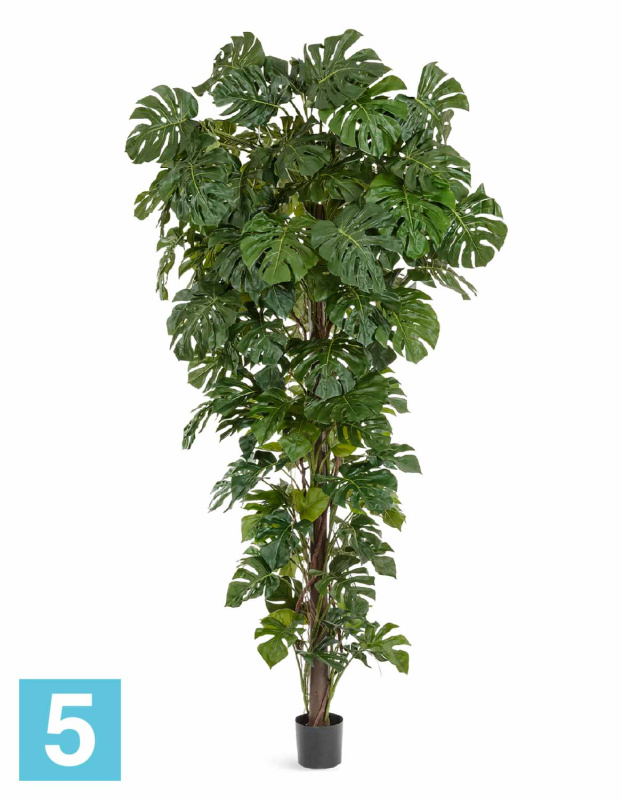 Монстера на стволе Гигантская искусственная TREEZ Collection 290h