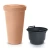Кашпо Prosperplast Classic Tower flowerpot, коричневое 40-d, 63-h