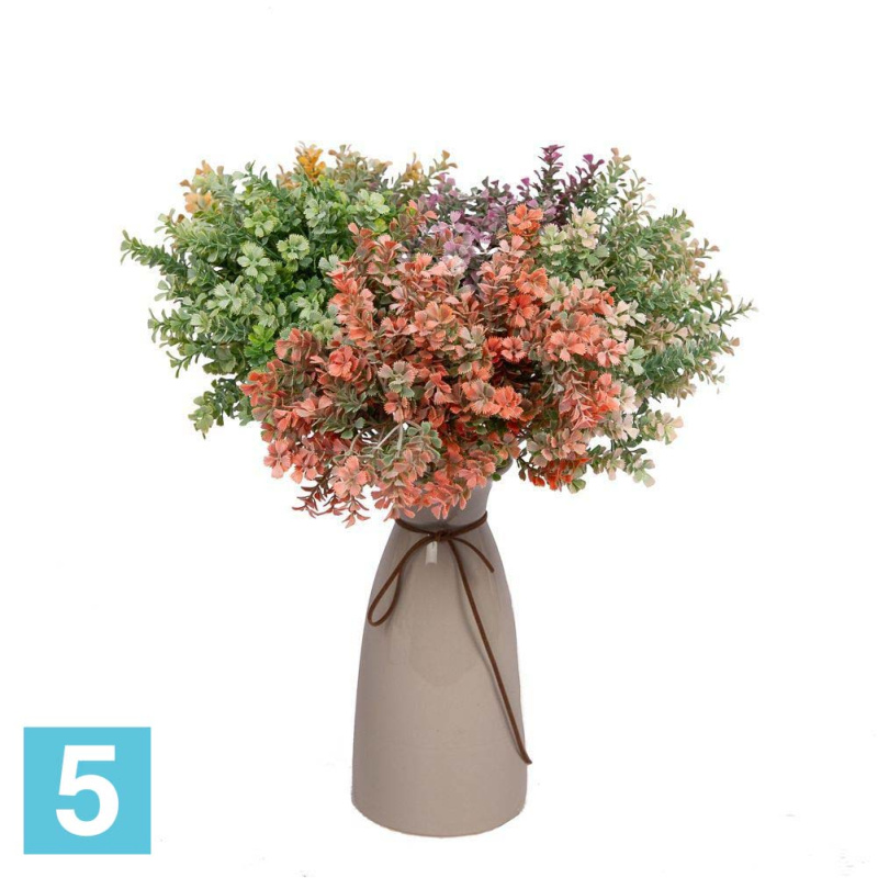 Самшит цветущий куст *6ч искусственный Alseed, h-30 см., микс