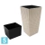 Кашпо с автополивом Prosperplast RATO SQUARE, мокко 40-l, 40-w, 75-h