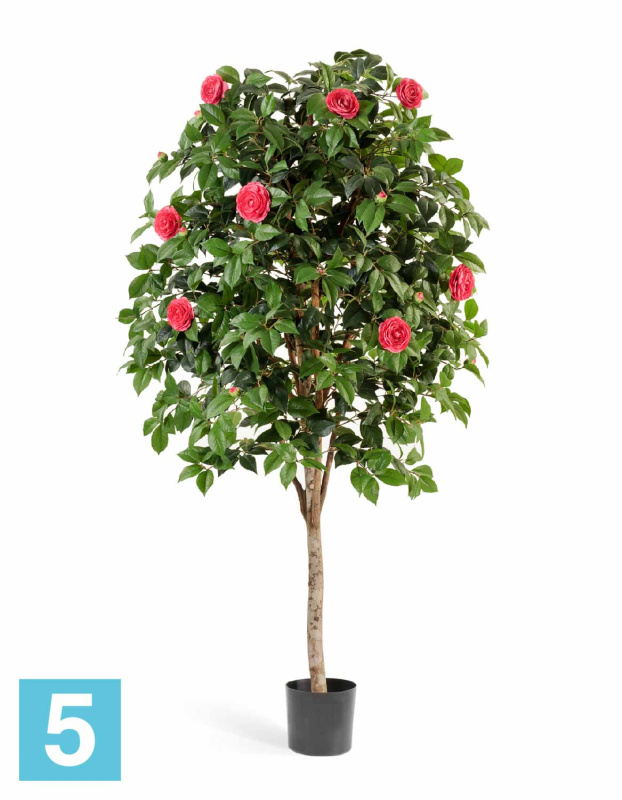 Камелия Вайн искусственная TREEZ Collection тёмно-розовая 170h