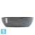 Настольное Кашпо Ecopots Sofia Long, серое 30-l, 13-w, 14-h