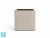 Кашпо TREEZ Effectory Beton Куб, белый песок 60-l, 60-w, 60-h