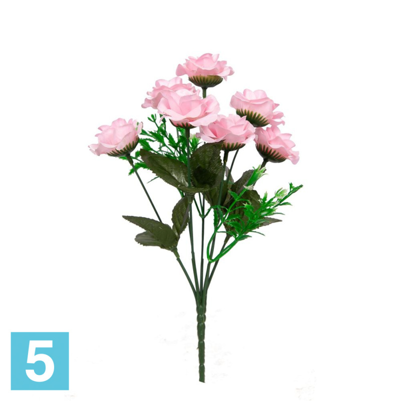 Букет роз *7 искусственный Alseed, h-30 см., микс