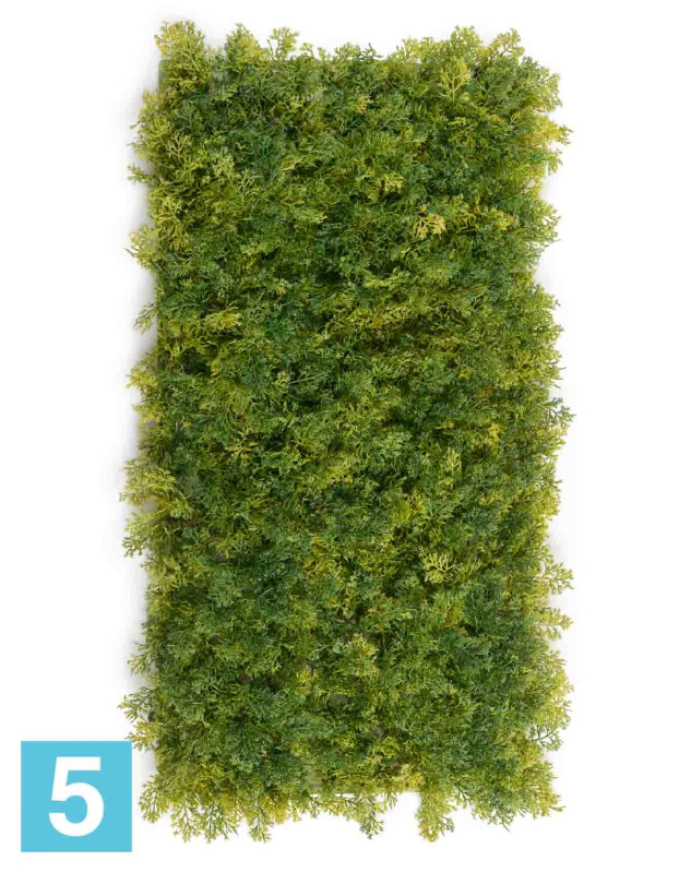 Мох Ягель зелёный микс (коврик) искусственный TREEZ Collection 50h