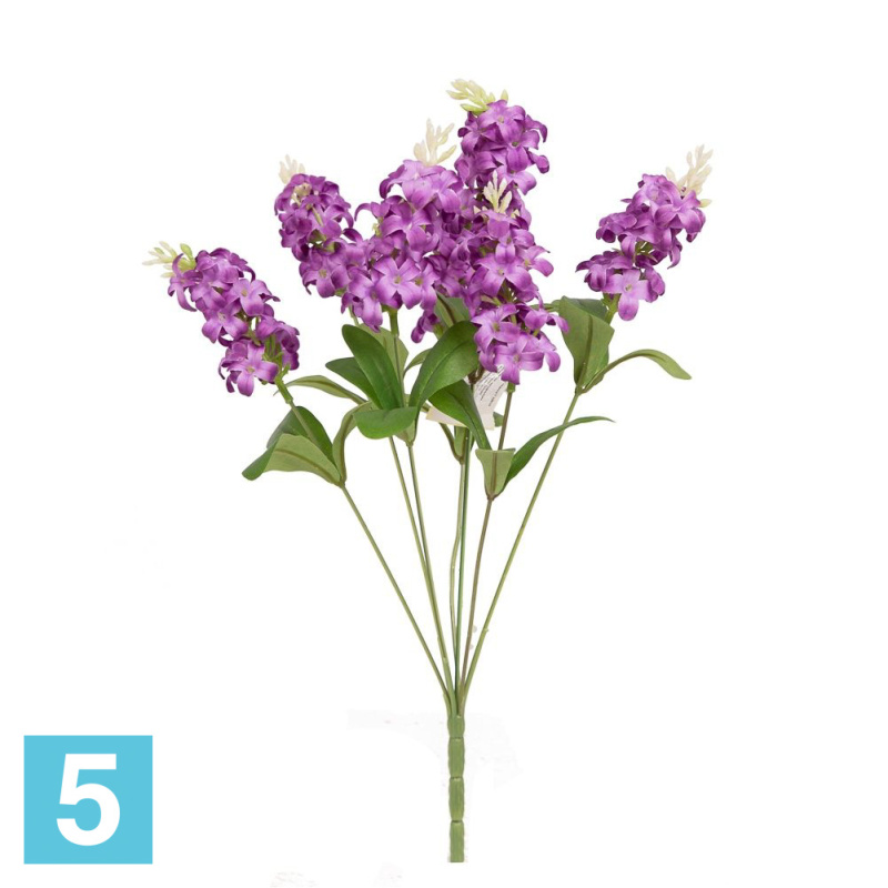 Букет Гиацинта*7 искусственный Alseed, h-38 см.