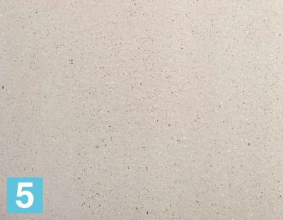 Кашпо TREEZ Effectory Beton Низкая Чаша, белый песок 50-d, 20-h