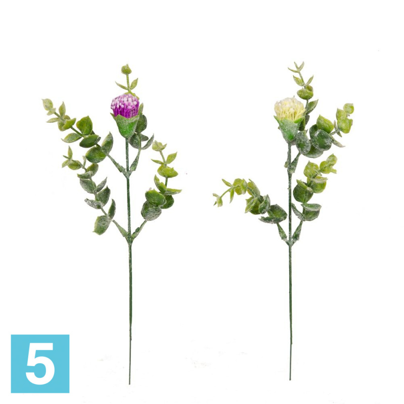 Ветка декоративная искусственная Alseed, h-27 см., 12шт,уп