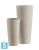 Кашпо с автополивом TREEZ Effectory Beton Высокий конус, белый песок 40-d, 90-h